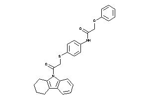 N-[4-[[2-keto-2-(1,2,3,4-tetrahydrocarbazol-9-yl)ethyl]thio]phenyl]-2-phenoxy-acetamide