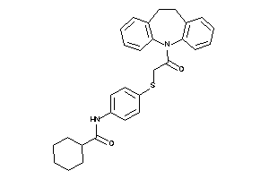 Image of N-[4-[[2-(5,6-dihydrobenzo[b][1]benzazepin-11-yl)-2-keto-ethyl]thio]phenyl]cyclohexanecarboxamide