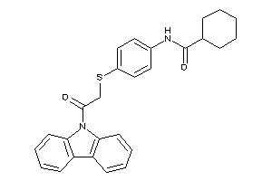 N-[4-[(2-carbazol-9-yl-2-keto-ethyl)thio]phenyl]cyclohexanecarboxamide