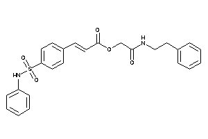 Image of 3-[4-(phenylsulfamoyl)phenyl]acrylic Acid [2-keto-2-(phenethylamino)ethyl] Ester