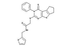 N-(2-furfuryl)-2-[[keto(phenyl)BLAHyl]thio]acetamide