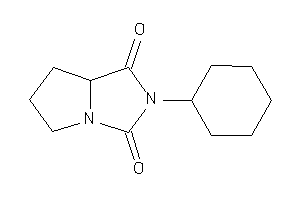 Image of 2-cyclohexyl-5,6,7,7a-tetrahydropyrrolo[2,1-e]imidazole-1,3-quinone