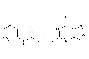Image of 2-[(4-keto-3H-thieno[3,2-d]pyrimidin-2-yl)methylamino]-N-phenyl-acetamide