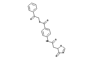 Image of 4-[[2-(4-keto-2-thiazolin-5-yl)acetyl]amino]benzoic Acid Phenacyl Ester