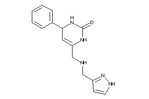 Image of 4-phenyl-6-[(1H-pyrazol-3-ylmethylamino)methyl]-3,4-dihydro-1H-pyrimidin-2-one