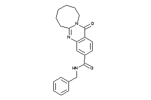 N-benzyl-13-keto-6,7,8,9,10,11-hexahydroazocino[2,1-b]quinazoline-3-carboxamide