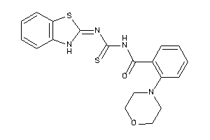 N-(3H-1,3-benzothiazol-2-ylidenethiocarbamoyl)-2-morpholino-benzamide