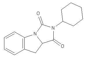 2-cyclohexyl-3a,4-dihydroimidazo[1,5-a]indole-1,3-quinone