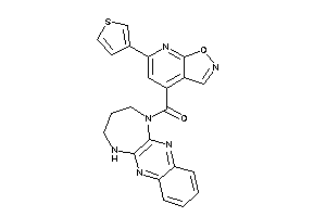 2,3,4,5-tetrahydro-[1,4]diazepino[2,3-b]quinoxalin-1-yl-[6-(3-thienyl)isoxazolo[5,4-b]pyridin-4-yl]methanone