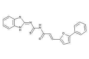 N-(3H-1,3-benzothiazol-2-ylidenethiocarbamoyl)-3-(5-phenyl-2-furyl)acrylamide