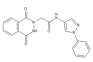 2-(1,4-diketo-3H-phthalazin-2-yl)-N-(1-phenylpyrazol-4-yl)acetamide