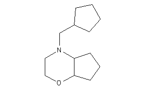 4-(cyclopentylmethyl)-3,4a,5,6,7,7a-hexahydro-2H-cyclopenta[b][1,4]oxazine