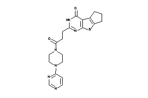 [3-keto-3-[4-(4-pyrimidyl)piperazino]propyl]BLAHone