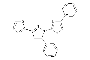 2-[3-(2-furyl)-5-phenyl-2-pyrazolin-1-yl]-4-phenyl-thiazole