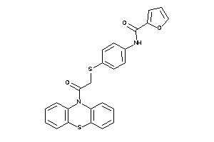 Image of N-[4-[(2-keto-2-phenothiazin-10-yl-ethyl)thio]phenyl]-2-furamide