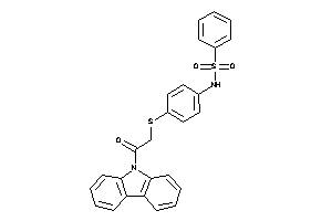 N-[4-[(2-carbazol-9-yl-2-keto-ethyl)thio]phenyl]benzenesulfonamide