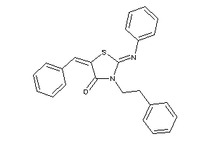 5-benzal-3-phenethyl-2-phenylimino-thiazolidin-4-one
