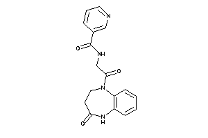 N-[2-keto-2-(4-keto-3,5-dihydro-2H-1,5-benzodiazepin-1-yl)ethyl]nicotinamide