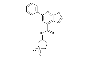 N-(1,1-diketothiolan-3-yl)-6-phenyl-isoxazolo[5,4-b]pyridine-4-carboxamide