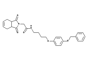 N-[4-(4-benzoxyphenoxy)butyl]-2-(1,3-diketo-3a,4,7,7a-tetrahydroisoindol-2-yl)acetamide