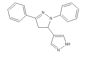 1,3-diphenyl-5-(1H-pyrazol-4-yl)-2-pyrazoline