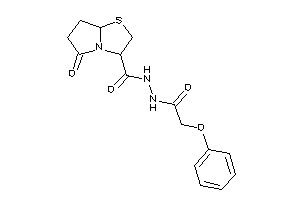 5-keto-N'-(2-phenoxyacetyl)-3,6,7,7a-tetrahydro-2H-pyrrolo[2,1-b]thiazole-3-carbohydrazide