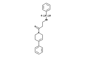 N-[3-keto-3-(4-phenyl-3,6-dihydro-2H-pyridin-1-yl)propyl]benzenesulfonamide