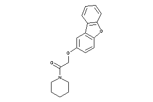 2-dibenzofuran-2-yloxy-1-piperidino-ethanone