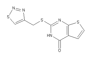 2-(thiadiazol-4-ylmethylthio)-3H-thieno[2,3-d]pyrimidin-4-one