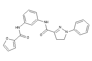 N-[3-(2-furoylamino)phenyl]-1-phenyl-2-pyrazoline-3-carboxamide