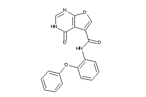 4-keto-N-(2-phenoxyphenyl)-3H-furo[2,3-d]pyrimidine-5-carboxamide