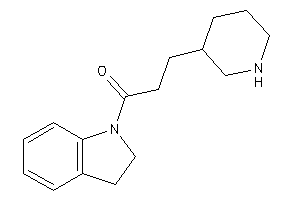 1-indolin-1-yl-3-(3-piperidyl)propan-1-one