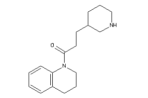 1-(3,4-dihydro-2H-quinolin-1-yl)-3-(3-piperidyl)propan-1-one