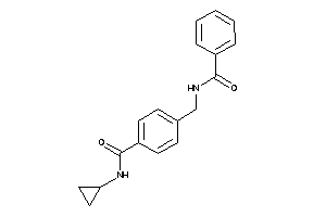 4-(benzamidomethyl)-N-cyclopropyl-benzamide