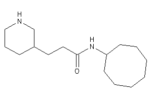 N-cyclooctyl-3-(3-piperidyl)propionamide