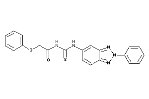 Image of 2-phenoxy-N-[(2-phenylbenzotriazol-5-yl)thiocarbamoyl]acetamide