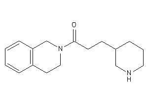 1-(3,4-dihydro-1H-isoquinolin-2-yl)-3-(3-piperidyl)propan-1-one