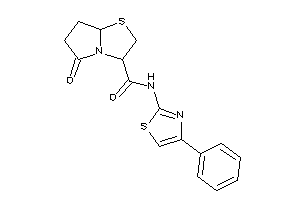 5-keto-N-(4-phenylthiazol-2-yl)-3,6,7,7a-tetrahydro-2H-pyrrolo[2,1-b]thiazole-3-carboxamide