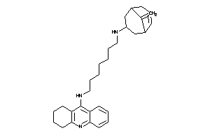 (9-methylene-7-bicyclo[3.3.1]non-3-enyl)-[7-(1,2,3,4-tetrahydroacridin-9-ylamino)heptyl]amine
