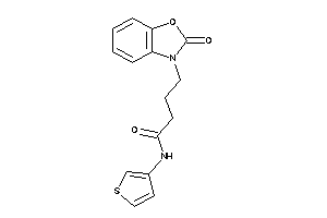 4-(2-keto-1,3-benzoxazol-3-yl)-N-(3-thienyl)butyramide