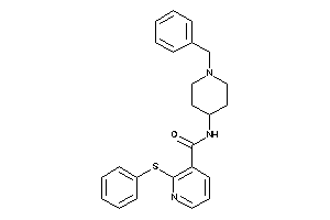 N-(1-benzyl-4-piperidyl)-2-(phenylthio)nicotinamide