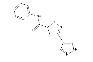 N-phenyl-3-(1H-pyrazol-4-yl)-2-isoxazoline-5-carboxamide