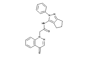 2-(4-ketocinnolin-1-yl)-N-(2-phenyl-5,6-dihydro-4H-cyclopenta[c]pyrazol-3-yl)acetamide