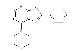 6-phenyl-4-piperidino-thieno[2,3-d]pyrimidine