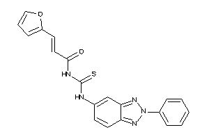 3-(2-furyl)-N-[(2-phenylbenzotriazol-5-yl)thiocarbamoyl]acrylamide