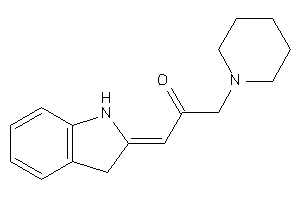 1-indolin-2-ylidene-3-piperidino-acetone