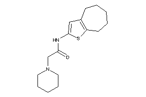 2-piperidino-N-(5,6,7,8-tetrahydro-4H-cyclohepta[b]thiophen-2-yl)acetamide