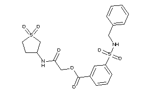 3-(benzylsulfamoyl)benzoic Acid [2-[(1,1-diketothiolan-3-yl)amino]-2-keto-ethyl] Ester