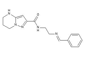 N-[2-(benzalamino)ethyl]-4,5,6,7-tetrahydropyrazolo[1,5-a]pyrimidine-2-carboxamide