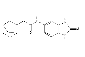 N-(2-keto-1,3-dihydrobenzimidazol-5-yl)-2-(2-norbornyl)acetamide